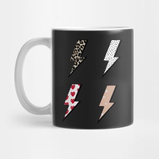 Trendy Lightning Bolts Sticker Pack Mug